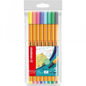 Fineliner Point 88 8er-Pack - Pastell Fineliner Point 88 8er-Pack - Pastell