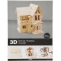 3D-Konstruktionsfigur - Haus mit Balkon