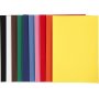 Velourspapier - gemischte Farben - A4 - 10 Blatt