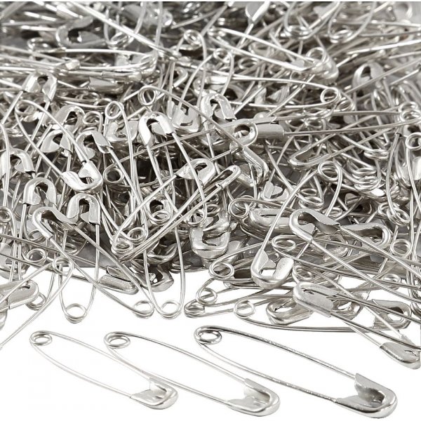 Sicherheitsnadeln - Silber - 600 Stk