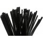 Pfeifenreiniger - 6 mm - schwarz - 50 Stk