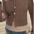 Kundenbild Strickmuster - Strickjacke mit Spitze