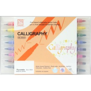 Kalligraphiestift ZIG MS - 8 Farben Kalligraphiestift ZIG MS - 8 Farben