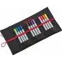 Federmppchen Sensebag Schwarz - 18 Stifte (rollbar)