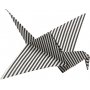 Origamipapier - schwarz/wei - 10 x 10 cm - 50 Blatt