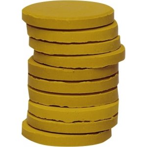 Farbpucks ø 30 mm - Bernstein - 20 Stk Farbpucks ø 30 mm - Bernstein - 20 Stk