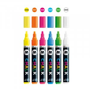 Markerset Kreide 4mm 6 Stifte - Neon Markerset Kreide 4mm 6 Stifte - Neon