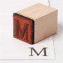 Stempel - Buchstaben und Zahlen - 20 x 20 mm - 45 Stk