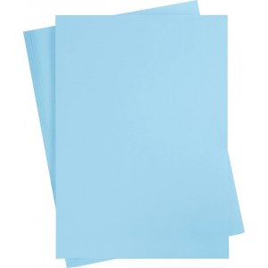 Farbiger Karton - Hellblau - A2 - 180 g - 100 Blatt Farbiger Karton - Hellblau - A2 - 180 g - 100 Blatt