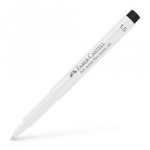 Zeichenstift Faber-Castell PITT Artist Rundspitze 1,5 mm - Weiß Zeichenstift Faber-Castell PITT Artist Rundspitze 1,5 mm - Weiß