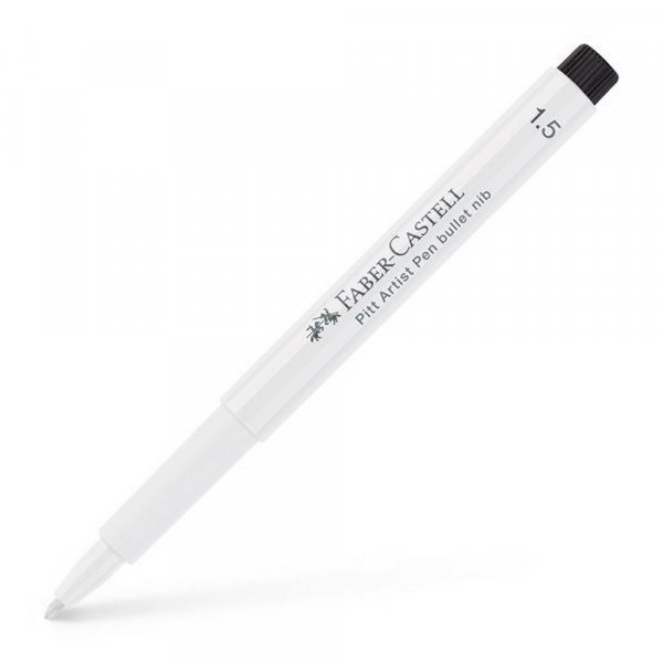 Zeichenstift Faber-Castell PITT Artist Rundspitze 1,5 mm - Wei