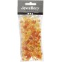 Harmony facettierte Kunststoffperlen - gemischt - gelb - 45 g