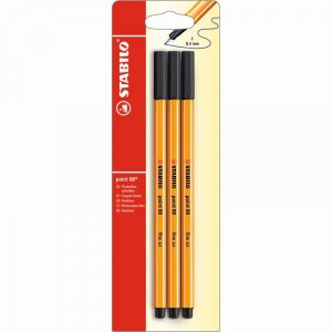 Fineliner Point 88 Schwarz - 3er-Pack Fineliner Point 88 Schwarz - 3er-Pack