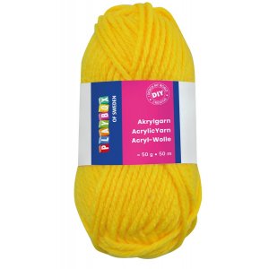 Acrylgarn 50 g gelb Acrylgarn 50 g gelb