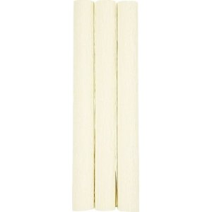 Krepppapier - gebrochenes Weiß - 3 Blatt Krepppapier - gebrochenes Weiß - 3 Blatt