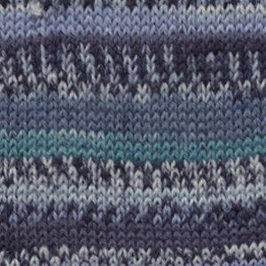 DROPS Fable Print Garn - 50 g - Türkis/Blau (522) DROPS Fable Print Garn - 50 g - Türkis/Blau (522)
