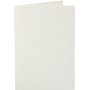Karte - gebrochenes Wei - 10,5 x 15 cm - 10 Stk