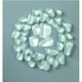 MosaixSoft - Glasmosaik 8 - 25 mm - wei 200 g ~ 140 Stk.
