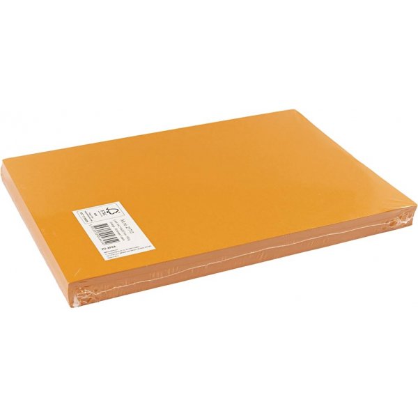 Farbiger Karton - Orange - A4 - 180 g - 100 Blatt