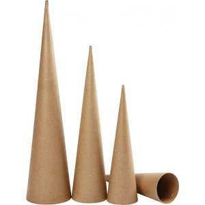 Hohe Zapfen - Ø8-9-11,5 cm - 3 Stk Hohe Zapfen - Ø8-9-11,5 cm - 3 Stk