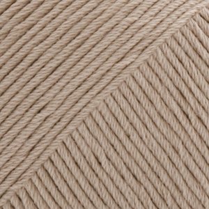 DROPS Safran Uni Color Garn - 50 g - Beige (21) DROPS Safran Uni Color Garn - 50 g - Beige (21)