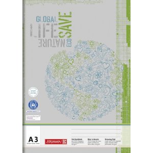 Zeichenblock - A3 (20 Seiten) Recyclingpapier Zeichenblock - A3 (20 Seiten) Recyclingpapier