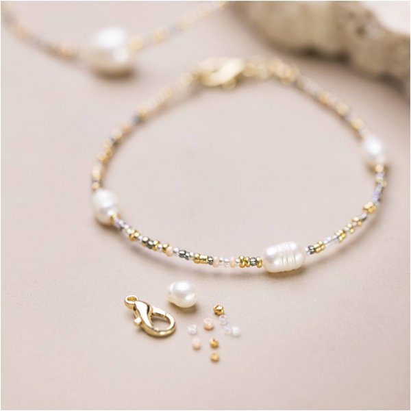 Mini-DIY-Schmuckset - Armband und Halskette mit Verschluss