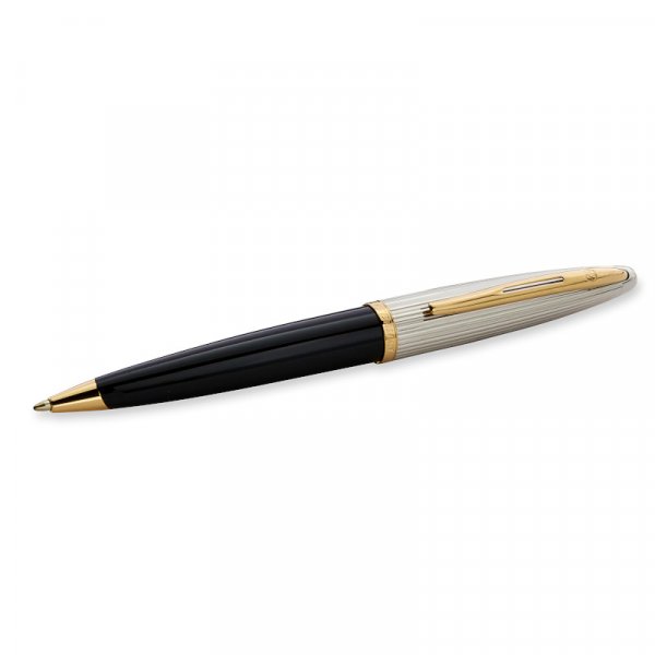 Kugelschreiber Waterman Carène Deluxe Schwarz - Goldbesatz - M Blau Kugelschreiber Waterman Carène Deluxe Schwarz - Goldbesatz - M Blau