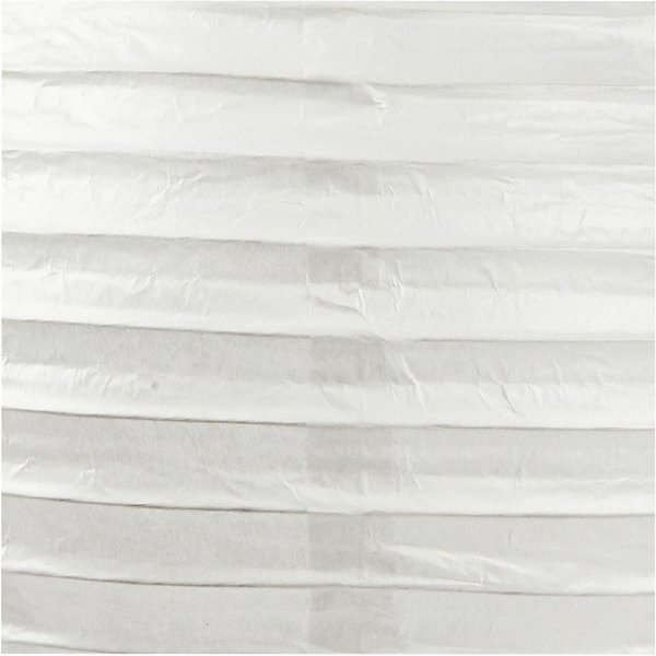 Papierlampe - wei - Rund - 20 cm