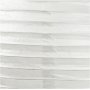 Papierlampe - wei - Rund - 20 cm