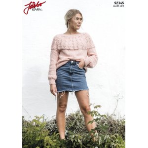 Strickanleitung - Orchidee - Pullover mit strukturierter Passe Strickanleitung - Orchidee - Pullover mit strukturierter Passe