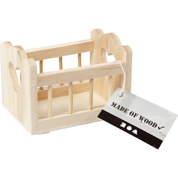 Weihnachtsmannzubehör - Wiege - 8 x 5,5 cm Weihnachtsmannzubehör - Wiege - 8 x 5,5 cm