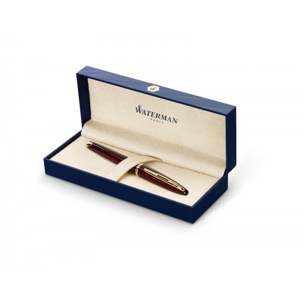 Fllfederhalter Waterman Carne Marine Amber - Goldbesatz - Mittelblau