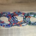 Kundenbild Rocailleperlen ø 5,5 mm - orange 17 g versilbert