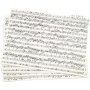 Karte mit Aufdruck - Notenbltter - A4 - 10 Blatt