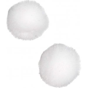 Pompons - weiß - 100 Stk Pompons - weiß - 100 Stk