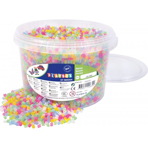 Rhrenperlen 20.000 transparent