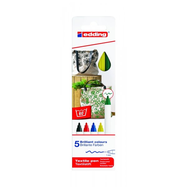 Edding 4600 Textil - Grundfarben