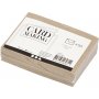 Recycelter Umschlag - Natur - 7,8 x 11,5 cm - 50 Stk