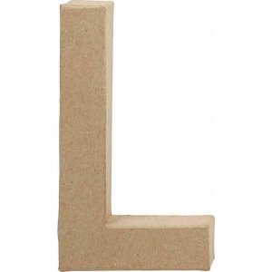 Pappbuchstabe - L - 5 cm Pappbuchstabe - L - 5 cm