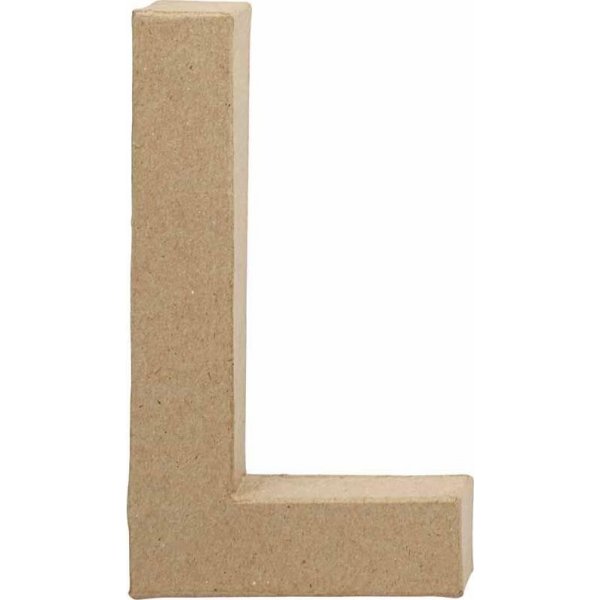 Pappbuchstabe - L - 5 cm