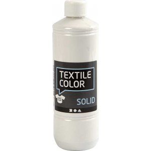 Textil Feste Textilfarbe - deckend weiß - deckend - 500 ml Textil Feste Textilfarbe - deckend weiß - deckend - 500 ml