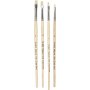 Natur Line Pinsel - Nr. 00+1+2+4 - Teller - 4 Stk