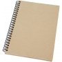 Notizbuch mit Spirale - braun - A5