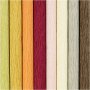 Krepppapier - matte Farben - 8 Blatt