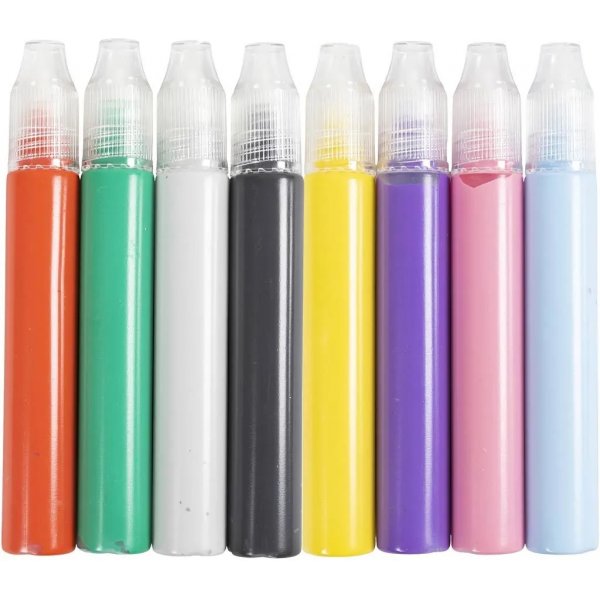 Textmarker - Gemischte Farben - 8 x 30 ml