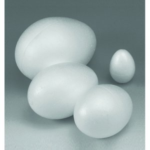 Styropor-Eier 45 mm - 20er-Pack Styropor-Eier 45 mm - 20er-Pack