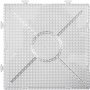 Perlenfliesen - Klar - Quadratisch, zusammensteckbar - 15x15 cm - 2 Stk
