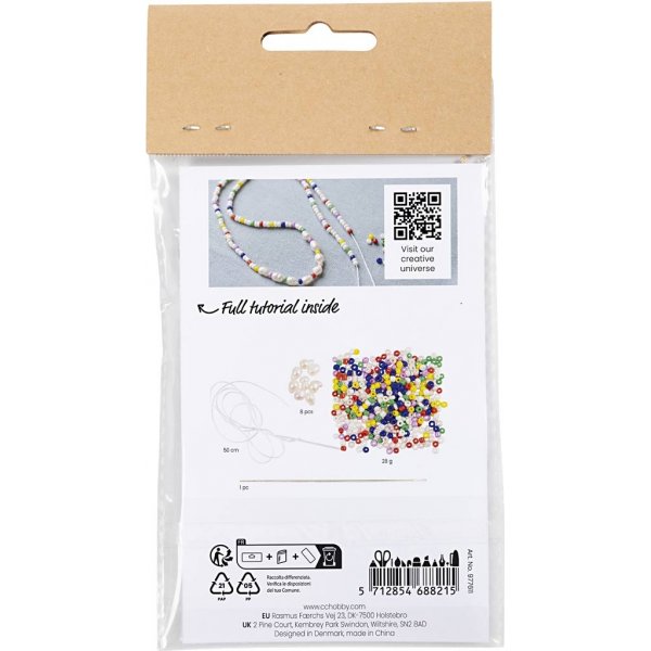 Mini-DIY-Schmuckset - Halskette mit Swasserperlen