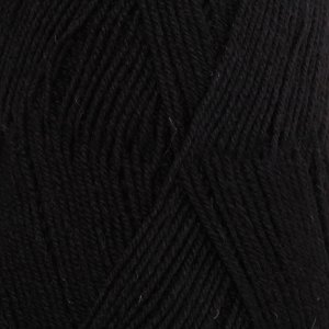 DROPS Fabel Uni Color Garn - 50 g - Schwarz (400) DROPS Fabel Uni Color Garn - 50 g - Schwarz (400)
